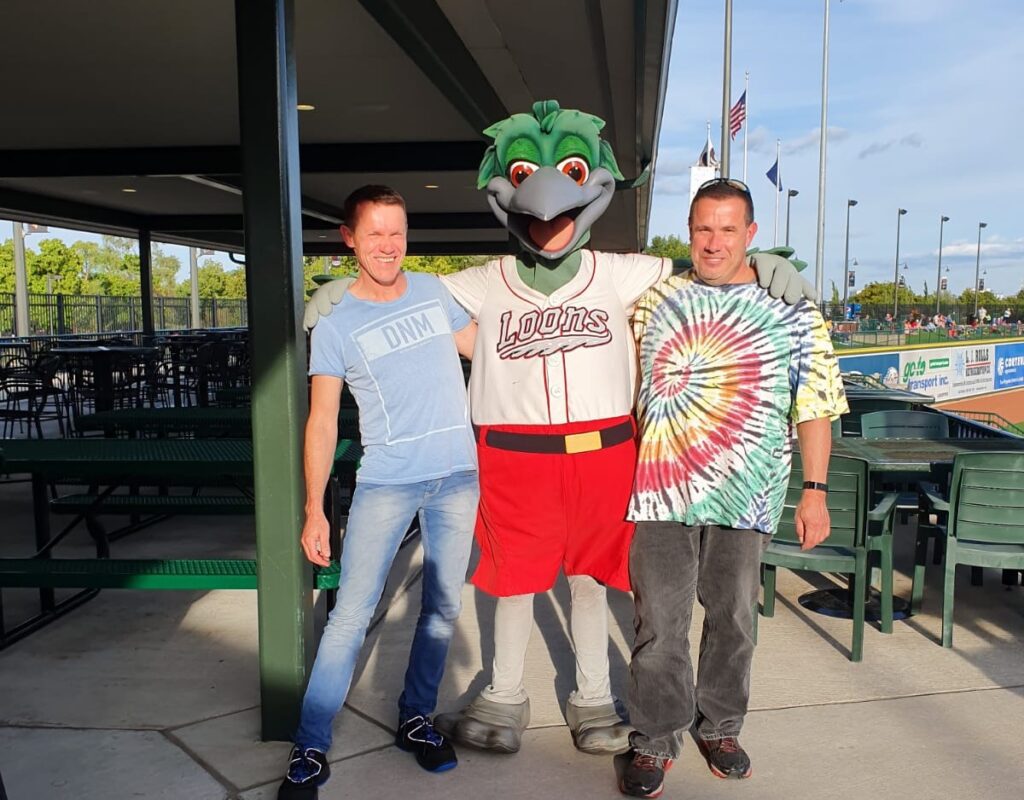 Herbert Habscheid visiting the Author Joe Habscheid in Midland from Germany